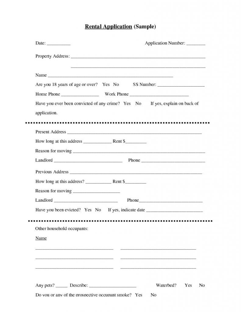 New York Basic Rental Application