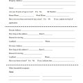 Basic Rental Application Form